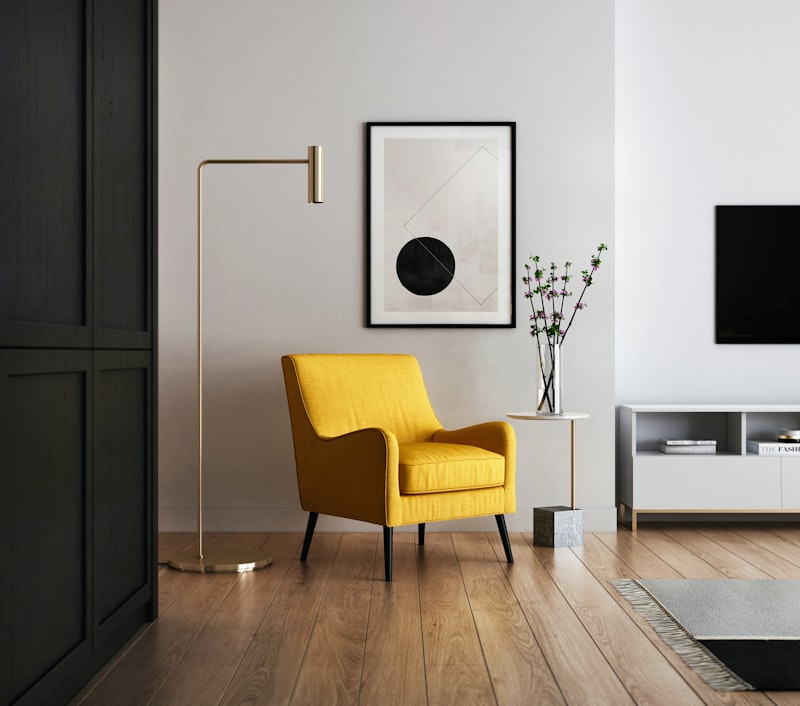 Living room fitted storage